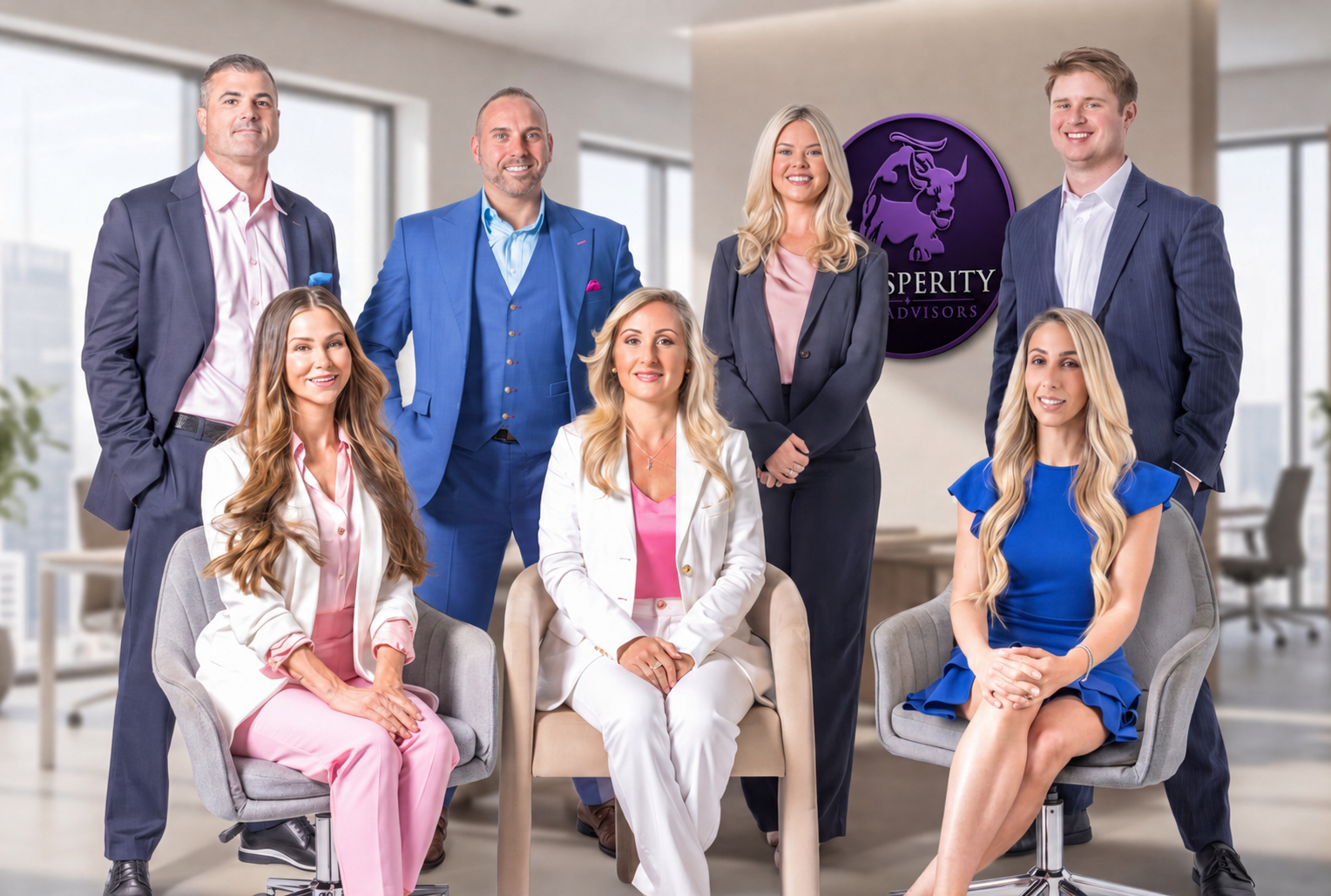 The Prosperity Tax Advisors team: CPAs, accountants, and wealth advisors working year-round from Tampa, Florida